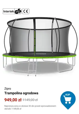 Decathlon - gazetka promocyjna Trampoliny ogrodowe w supercenach od soboty 21.03  - strona 3