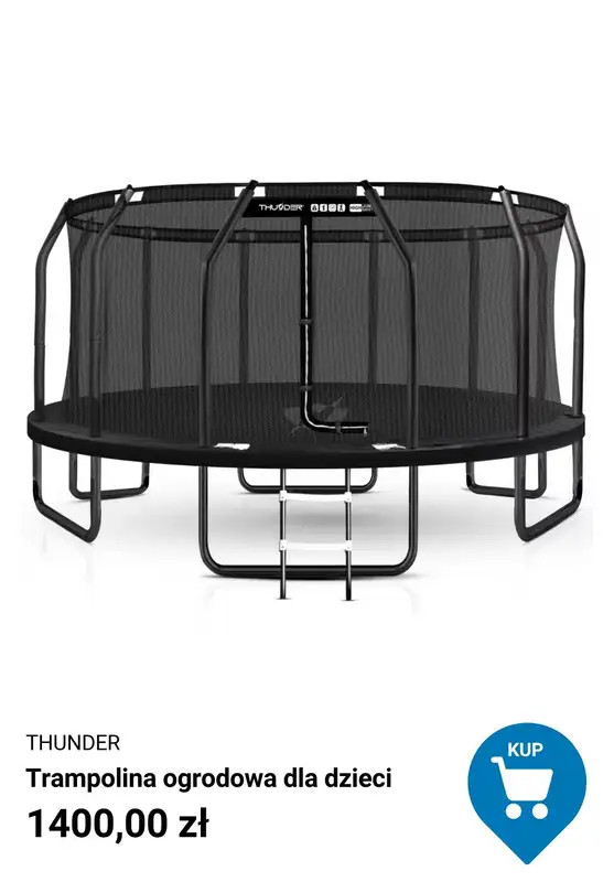 Decathlon - gazetka promocyjna Trampoliny ogrodowe w supercenach od soboty 21.03  - strona 9