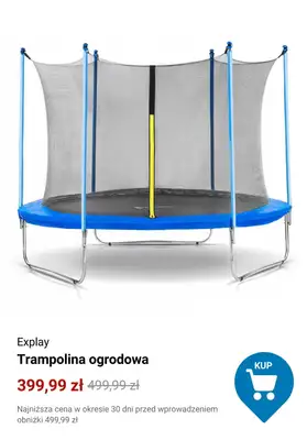 Decathlon - gazetka promocyjna Trampoliny ogrodowe w supercenach od soboty 21.03  - strona 2