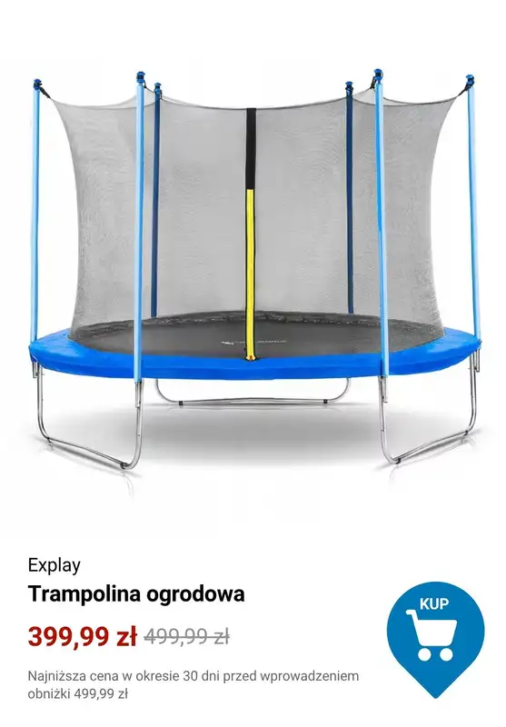 Decathlon - gazetka promocyjna Trampoliny ogrodowe w supercenach od soboty 21.03  - strona 2