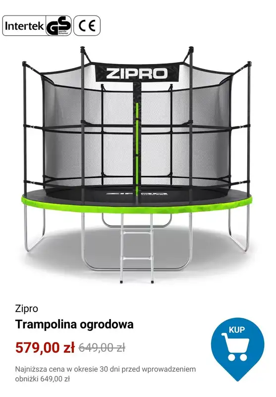 Decathlon - gazetka promocyjna Trampoliny ogrodowe w supercenach od soboty 21.03  - strona 4