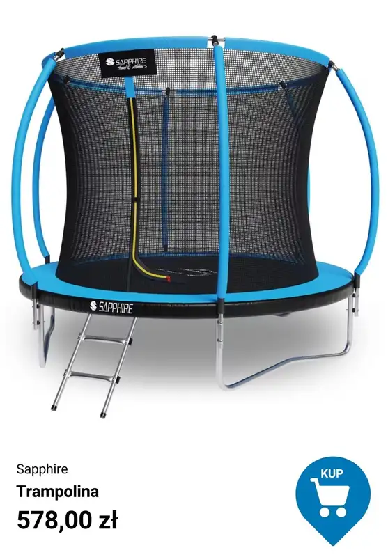 Decathlon - gazetka promocyjna Trampoliny ogrodowe w supercenach od soboty 21.03  - strona 10