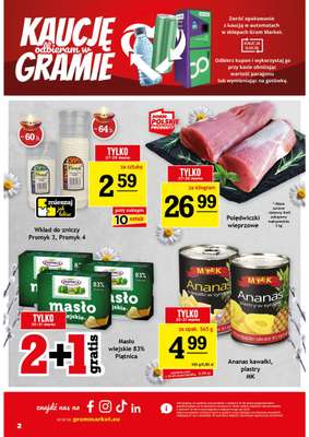 Gram Market - gazetka promocyjna Gazetka od środy 25.03 do wtorku 31.03 - strona 2