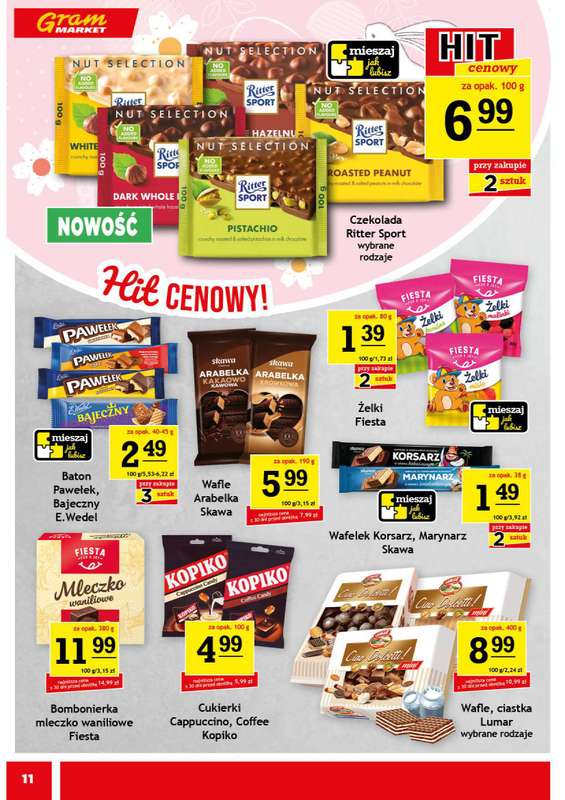 Gram Market - gazetka promocyjna Gazetka od środy 25.03 do wtorku 31.03 - strona 11