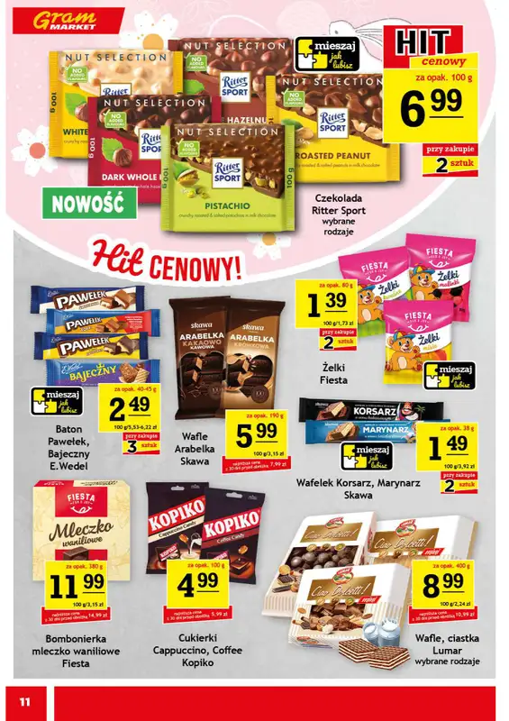 Gram Market - gazetka promocyjna Gazetka od środy 25.03 do wtorku 31.03 - strona 11