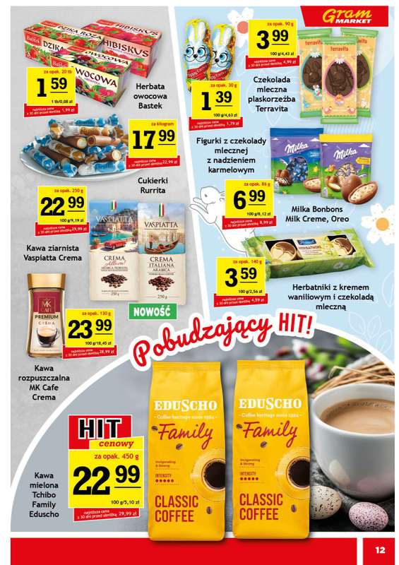 Gram Market - gazetka promocyjna Gazetka od środy 25.03 do wtorku 31.03 - strona 12