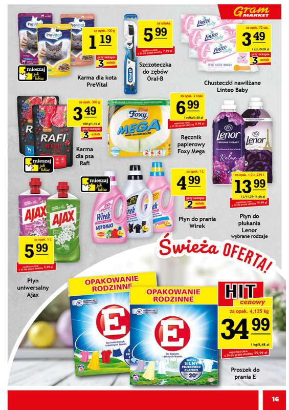 Gram Market - gazetka promocyjna Gazetka od środy 25.03 do wtorku 31.03 - strona 16