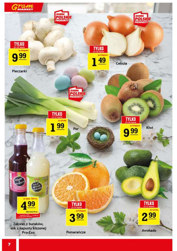 Gram Market - gazetka promocyjna Gazetka od środy 25.03 do wtorku 31.03 - strona 7