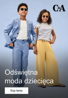 C&A - gazetka promocyjna Odświętna moda dziecięca od soboty 21.03 