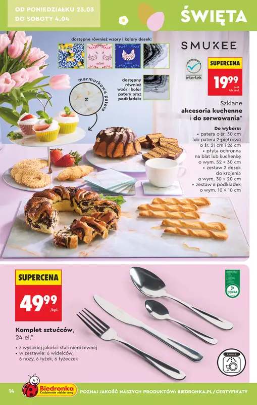 Biedronka - gazetka promocyjna Hity i inspiracje, od 21.03 od soboty 21.03 do środy 08.04 - strona 16