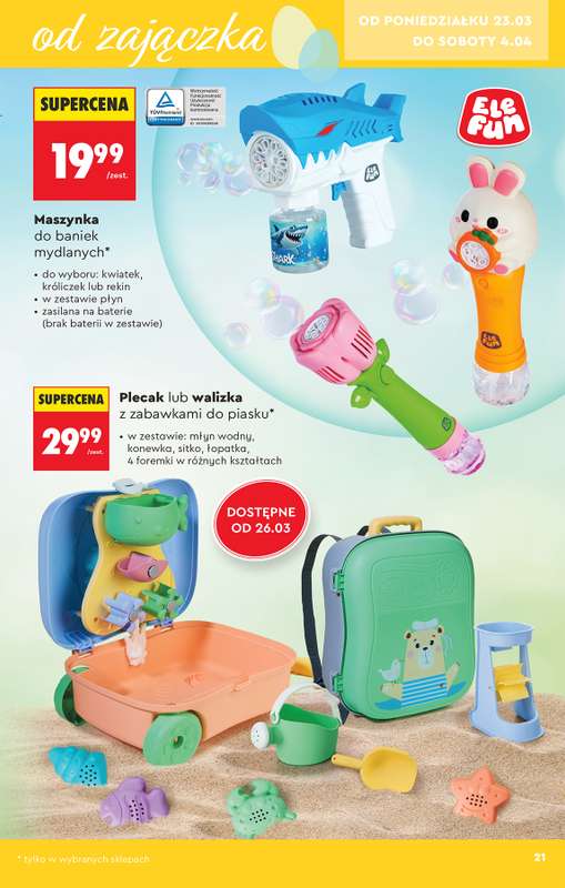 Biedronka - gazetka promocyjna Hity i inspiracje, od 21.03 od soboty 21.03 do środy 08.04 - strona 23