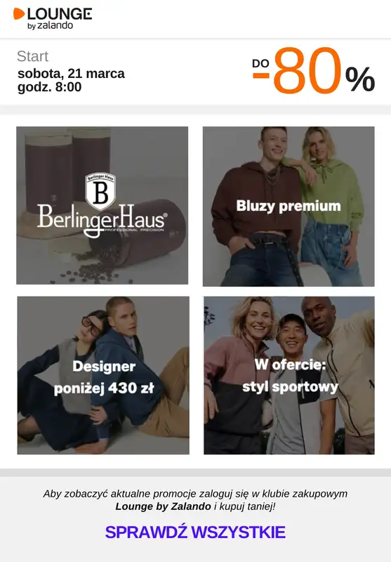 Lounge by Zalando - gazetka promocyjna Do -80% promocje na wybrane marki na WEEKEND! od soboty 21.03 do niedzieli 22.03 - strona 6
