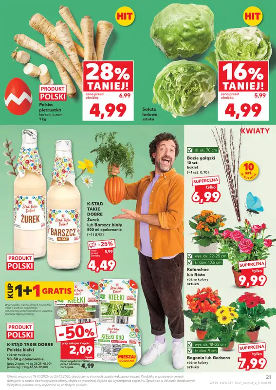 Kaufland - gazetka promocyjna Gazetka Tygodnia od czwartku 19.03 do środy 25.03 - strona 21