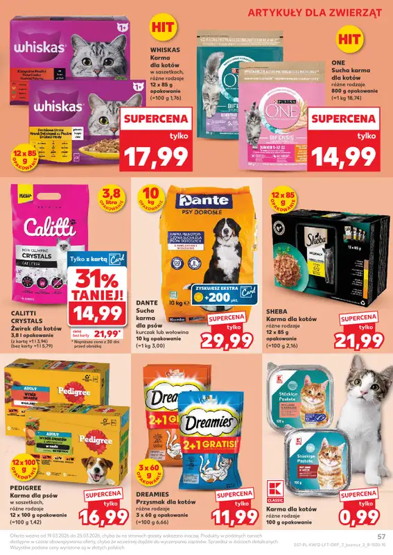 Kaufland - gazetka promocyjna Gazetka Tygodnia od czwartku 19.03 do środy 25.03 - strona 57