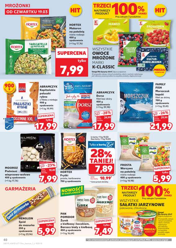 Kaufland - gazetka promocyjna Gazetka Tygodnia od czwartku 19.03 do środy 25.03 - strona 40
