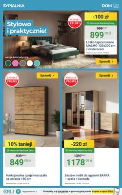 Łóżko tapicerowane MALMO 120x200 cm z materacem