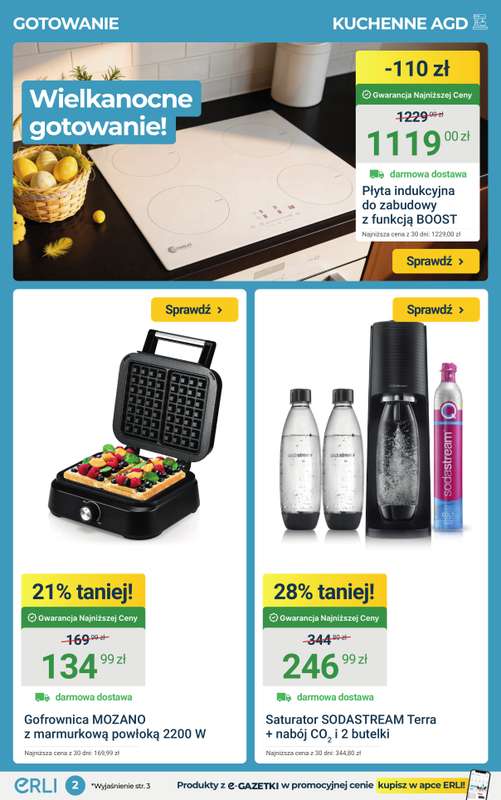 ERLI - gazetka promocyjna Wiosenna moc okazji do -70% na ERLI! od poniedziałku 23.03 do niedzieli 29.03 - strona 2