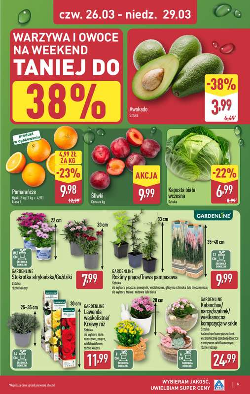 Aldi - gazetka promocyjna Weekend super cen w Aldi! od czwartku 26.03 do niedzieli 29.03 - strona 9