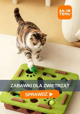 Temu - gazetka promocyjna Zabawki dla zwierząt od piątku 20.03 