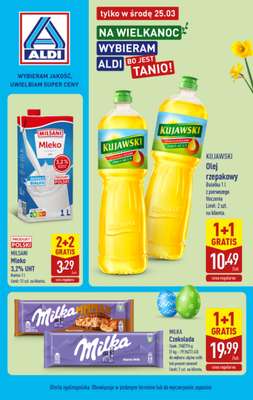 Aldi - gazetka promocyjna Najlepsze oferty na środę w Aldi! od środy 25.03 do środy 25.03