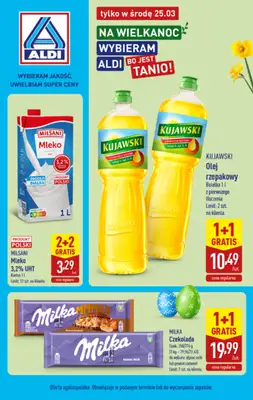 Aldi - gazetka promocyjna Najlepsze oferty na środę w Aldi! od środy 25.03 do środy 25.03