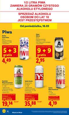 Lidl - gazetka promocyjna Oferta od czwartku od czwartku 19.03 do soboty 21.03 - strona 46