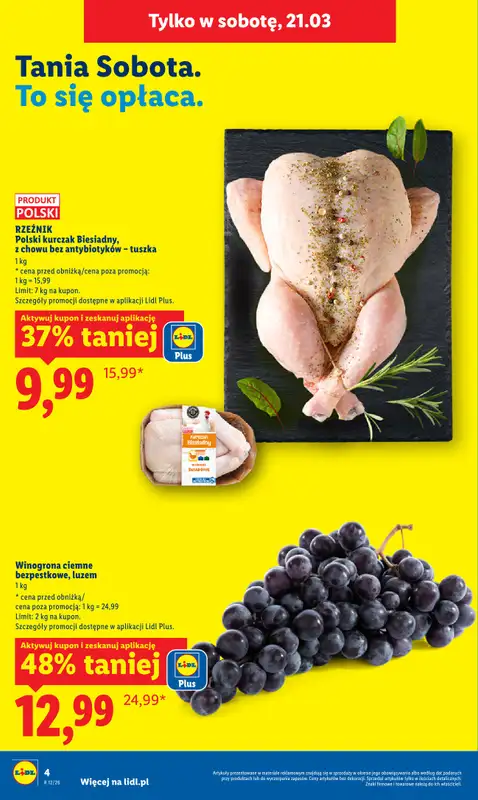 Lidl - gazetka promocyjna Oferta od czwartku od czwartku 19.03 do soboty 21.03 - strona 4