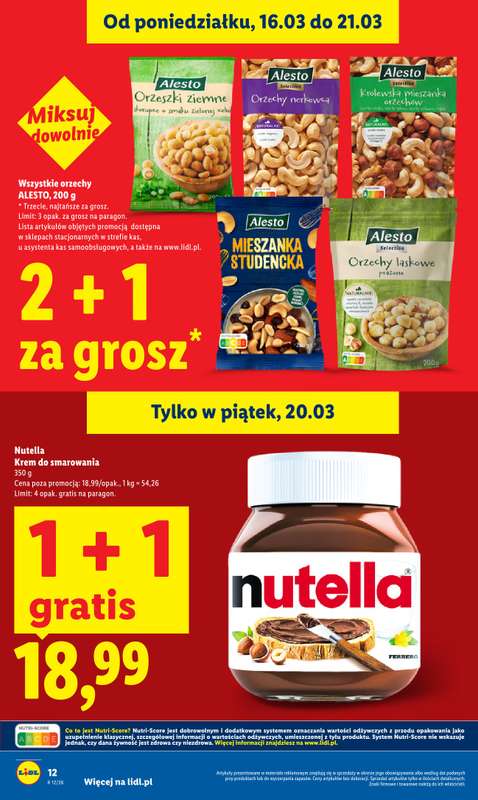 Lidl - gazetka promocyjna Oferta od czwartku od czwartku 19.03 do soboty 21.03 - strona 12