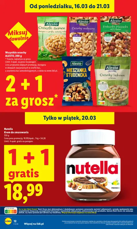 Lidl - gazetka promocyjna Oferta od czwartku od czwartku 19.03 do soboty 21.03 - strona 12