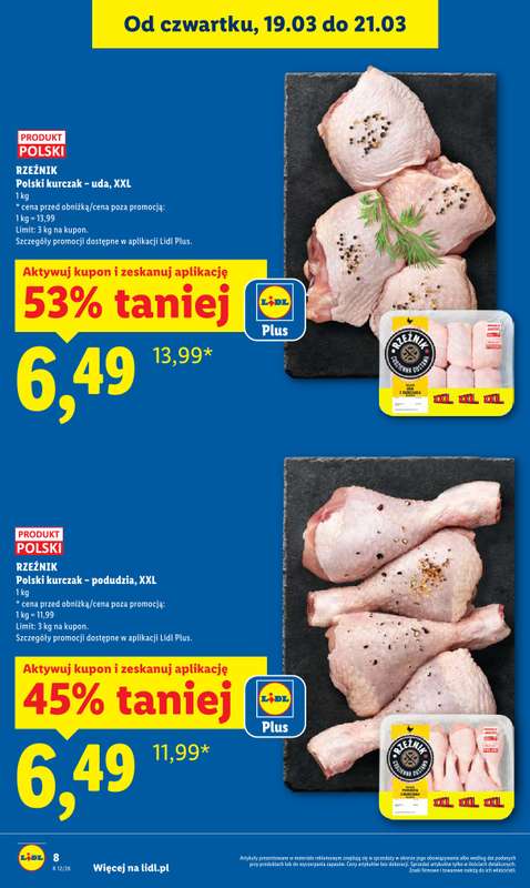 Lidl - gazetka promocyjna Oferta od czwartku od czwartku 19.03 do soboty 21.03 - strona 8