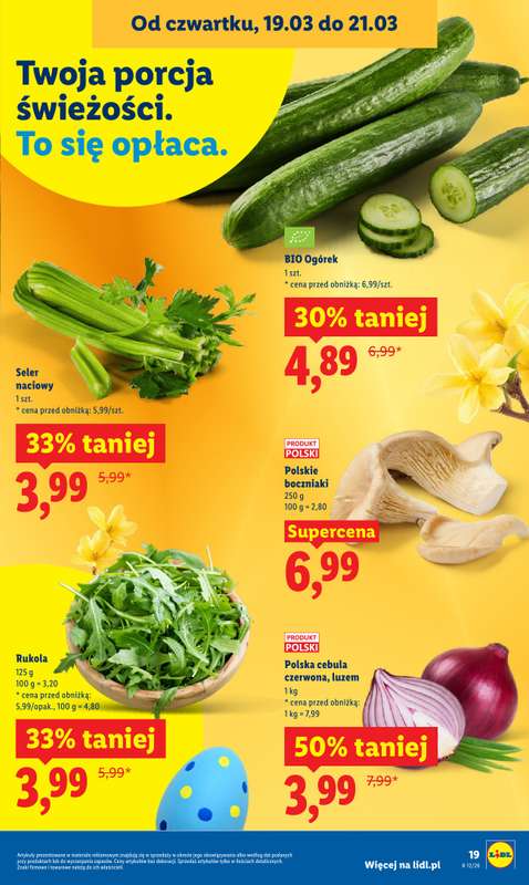 Lidl - gazetka promocyjna Oferta od czwartku od czwartku 19.03 do soboty 21.03 - strona 21