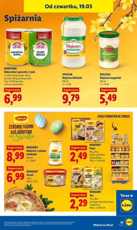 Lidl - gazetka promocyjna Oferta od czwartku od czwartku 19.03 do soboty 21.03 - strona 55