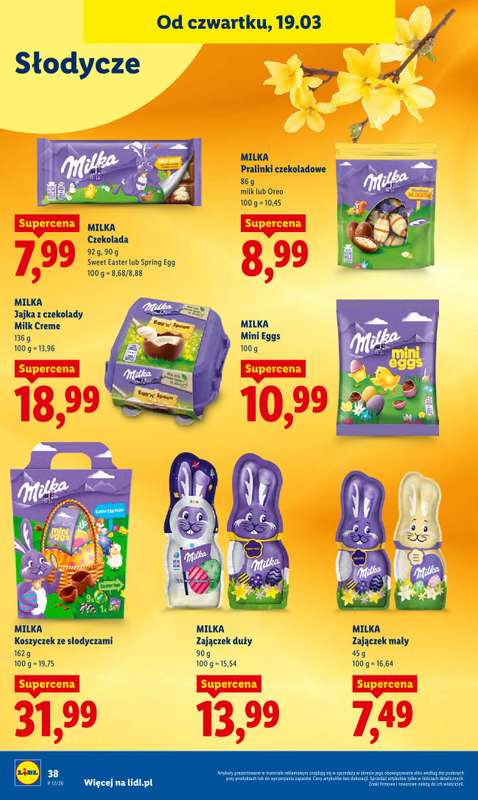 Lidl - gazetka promocyjna Oferta od czwartku od czwartku 19.03 do soboty 21.03 - strona 40