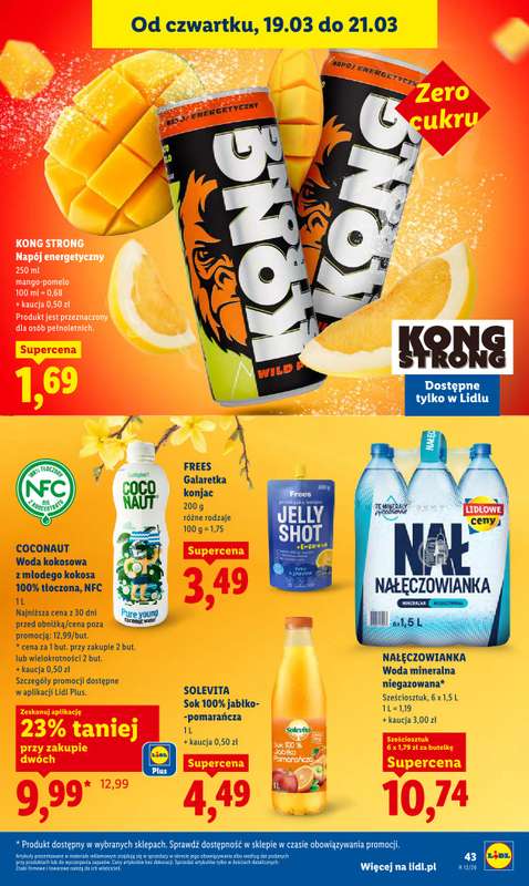 Lidl - gazetka promocyjna Oferta od czwartku od czwartku 19.03 do soboty 21.03 - strona 45