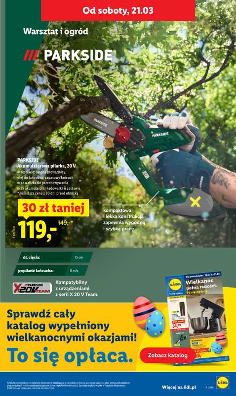 Lidl - gazetka promocyjna Oferta od czwartku od czwartku 19.03 do soboty 21.03 - strona 19
