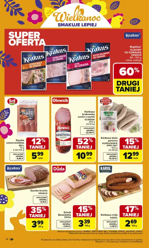 Carrefour - gazetka promocyjna Gazetka Carrefour od poniedziałku od poniedziałku 23.03 do niedzieli 29.03 - strona 20