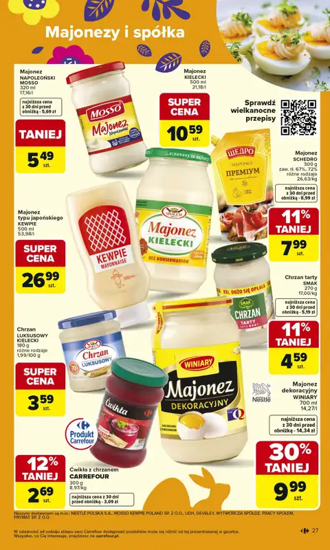 Carrefour - gazetka promocyjna Gazetka Carrefour od poniedziałku od poniedziałku 23.03 do niedzieli 29.03 - strona 33