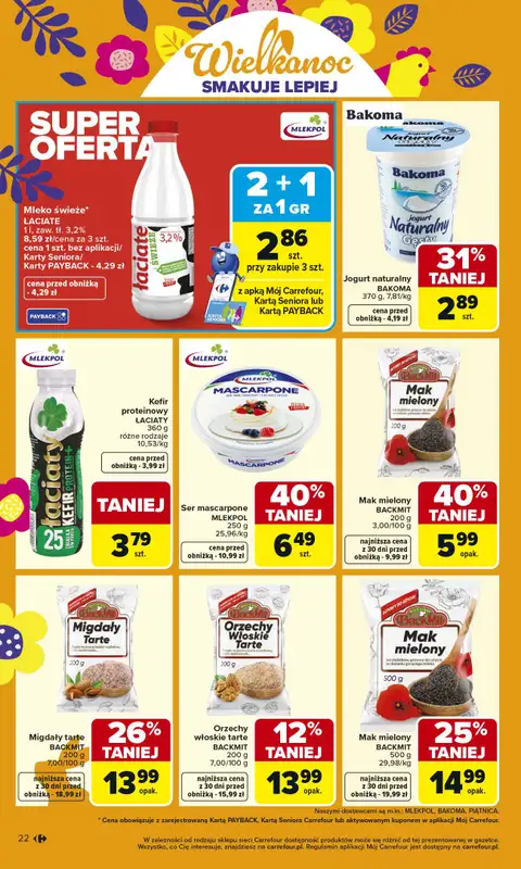 Carrefour - gazetka promocyjna Gazetka Carrefour od poniedziałku od poniedziałku 23.03 do niedzieli 29.03 - strona 28