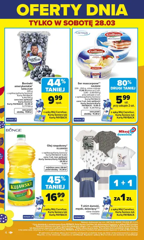 Carrefour - gazetka promocyjna Gazetka Carrefour od poniedziałku od poniedziałku 23.03 do niedzieli 29.03 - strona 6