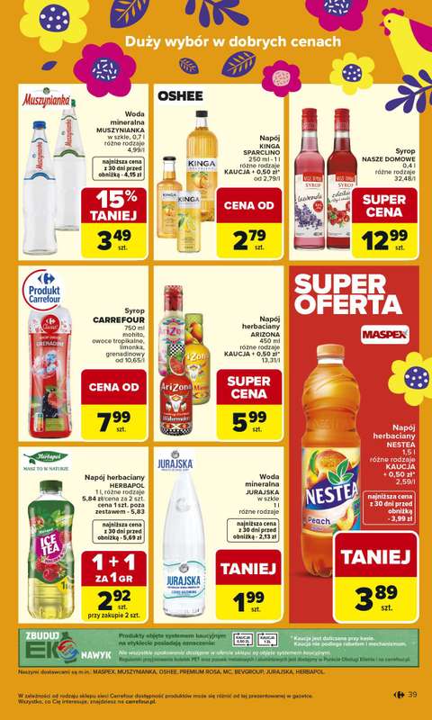 Carrefour - gazetka promocyjna Gazetka Carrefour od poniedziałku od poniedziałku 23.03 do niedzieli 29.03 - strona 45
