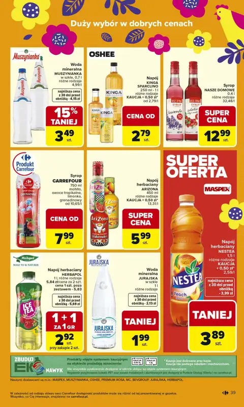 Carrefour - gazetka promocyjna Gazetka Carrefour od poniedziałku od poniedziałku 23.03 do niedzieli 29.03 - strona 45