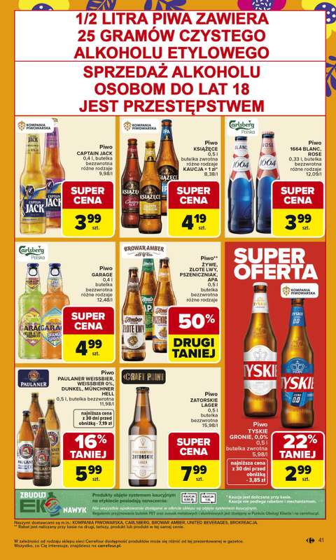 Carrefour - gazetka promocyjna Gazetka Carrefour od poniedziałku od poniedziałku 23.03 do niedzieli 29.03 - strona 47