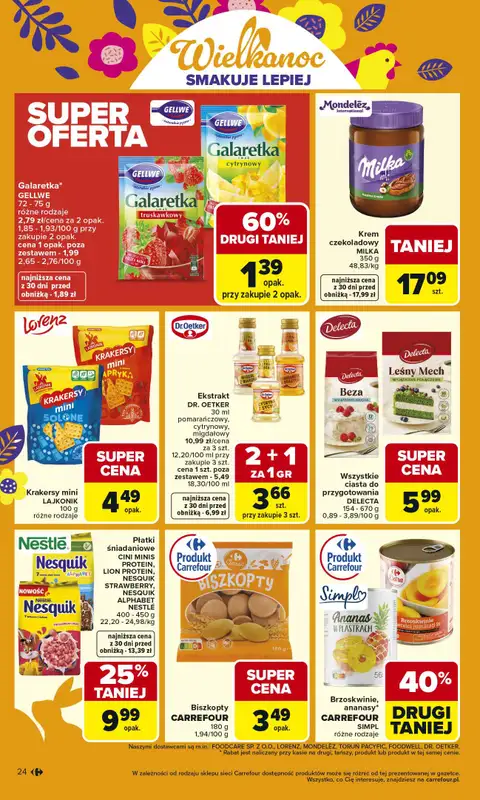 Carrefour - gazetka promocyjna Gazetka Carrefour od poniedziałku od poniedziałku 23.03 do niedzieli 29.03 - strona 30