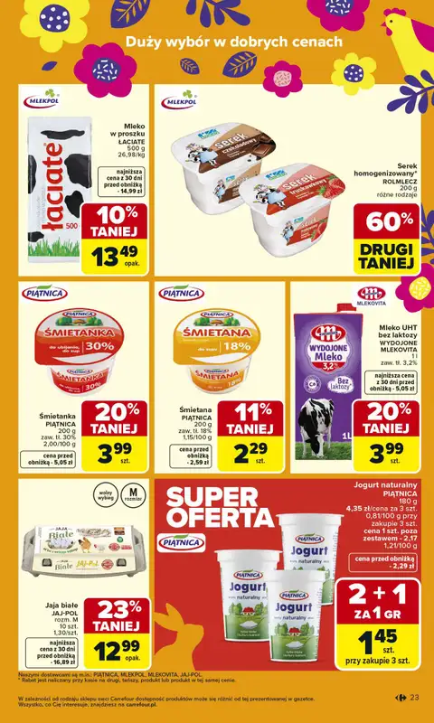 Carrefour Market - gazetka promocyjna Gazetka Carrefour Market od poniedziałku od poniedziałku 23.03 do niedzieli 29.03 - strona 29