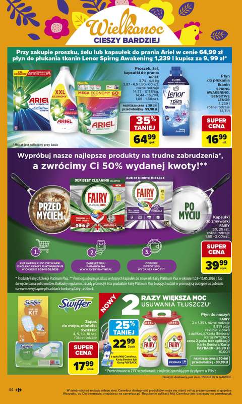 Carrefour Market - gazetka promocyjna Gazetka Carrefour Market od poniedziałku od poniedziałku 23.03 do niedzieli 29.03 - strona 50