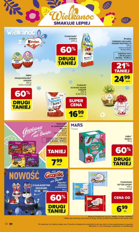 Carrefour Market - gazetka promocyjna Gazetka Carrefour Market od poniedziałku od poniedziałku 23.03 do niedzieli 29.03 - strona 38