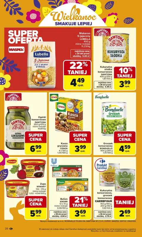 Carrefour Market - gazetka promocyjna Gazetka Carrefour Market od poniedziałku od poniedziałku 23.03 do niedzieli 29.03 - strona 34