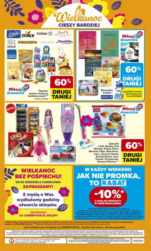 Carrefour Market - gazetka promocyjna Gazetka Carrefour Market od poniedziałku  do niedzieli 29.03 - strona 54