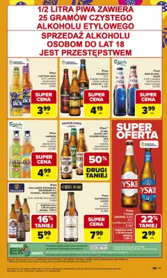 Carrefour Market - gazetka promocyjna Gazetka Carrefour Market od poniedziałku od poniedziałku 23.03 do niedzieli 29.03 - strona 47
