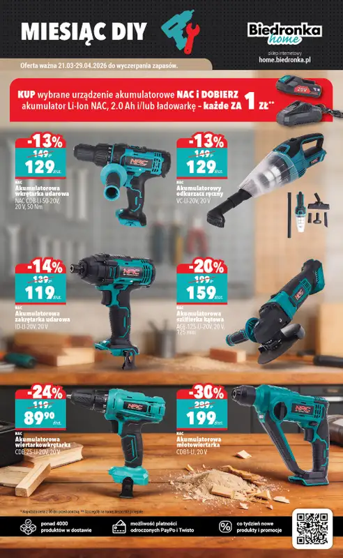 Biedronka Home - gazetka promocyjna Najlepsze oferty od soboty 21.03 do środy 29.04 - strona 5